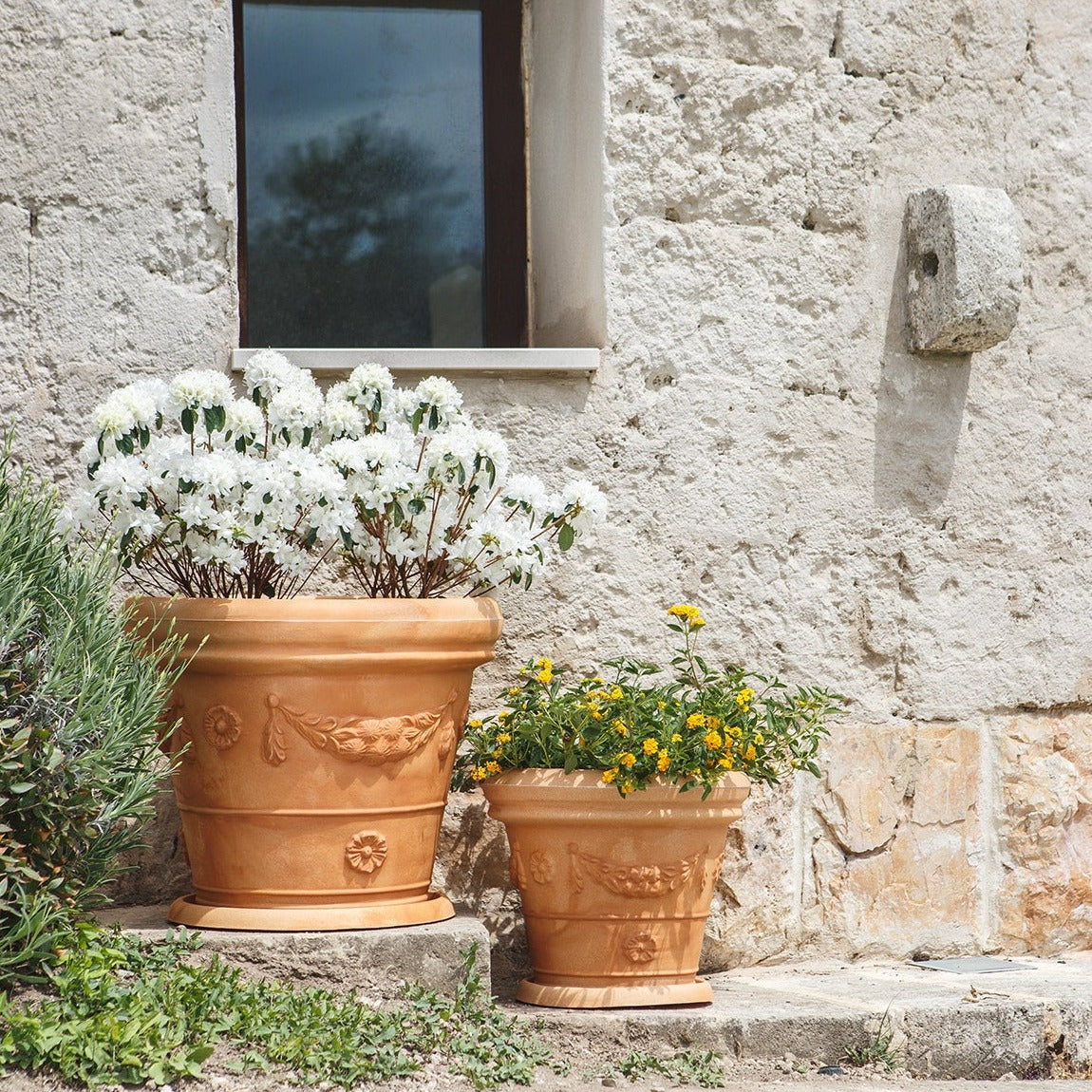 Pot rond en terre cuite Ø55 x H.48 cm